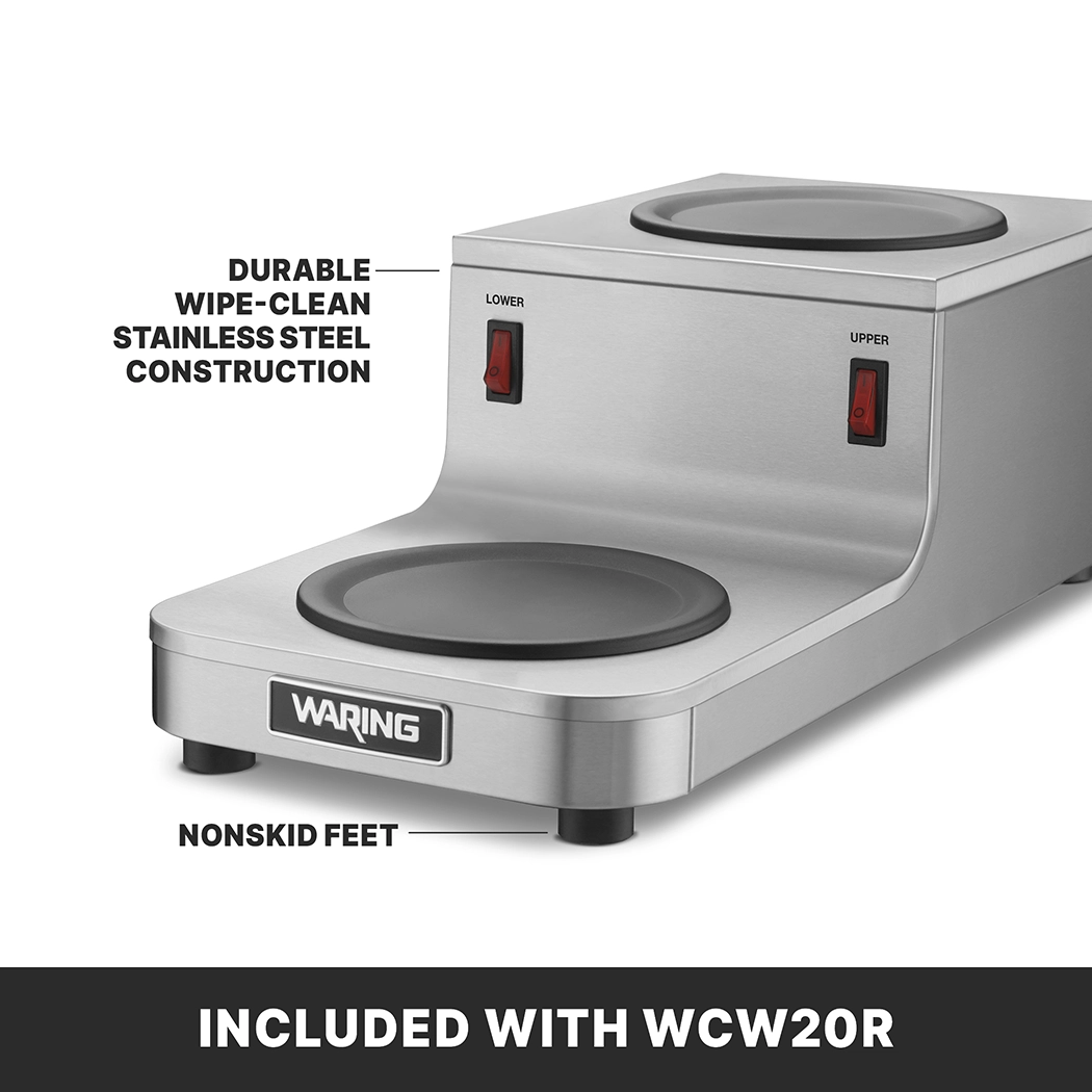 Step-Up, Double Coffee Warmer